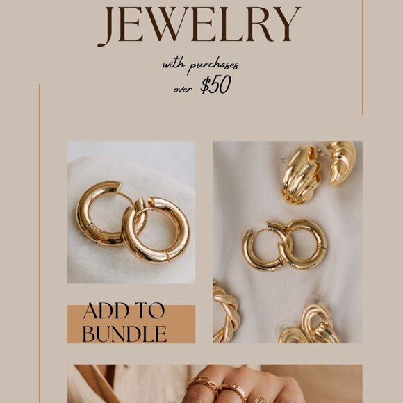 pearl gold elegant hoop earrings - Picture 7 of 7